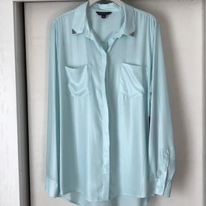 Rock & republic button front tunic NWT